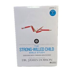 NEW The Strong-Willed Child Bible Study : Book & DVD - 4 Sessions James Dobson